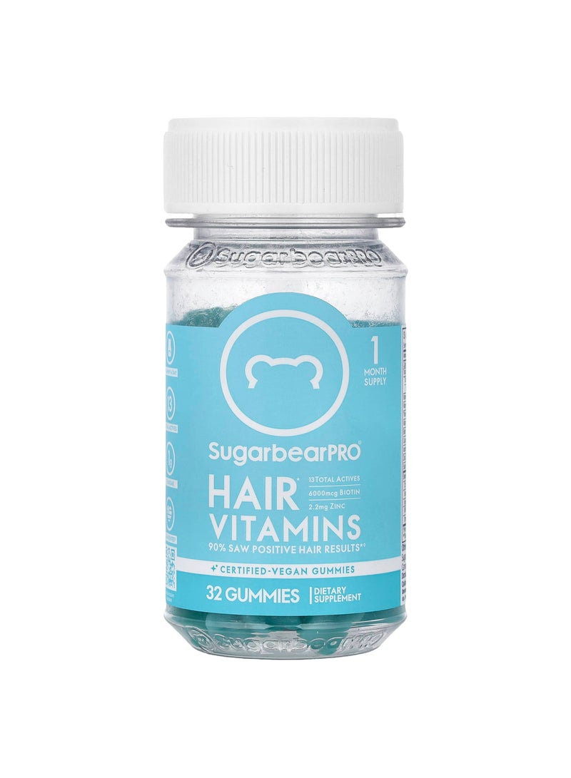 Hair Vitamins Gummies, 32 Gummies
